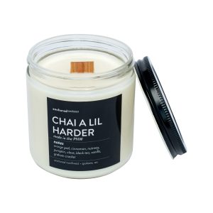 Chai a lil Harder Wood Wick Candle